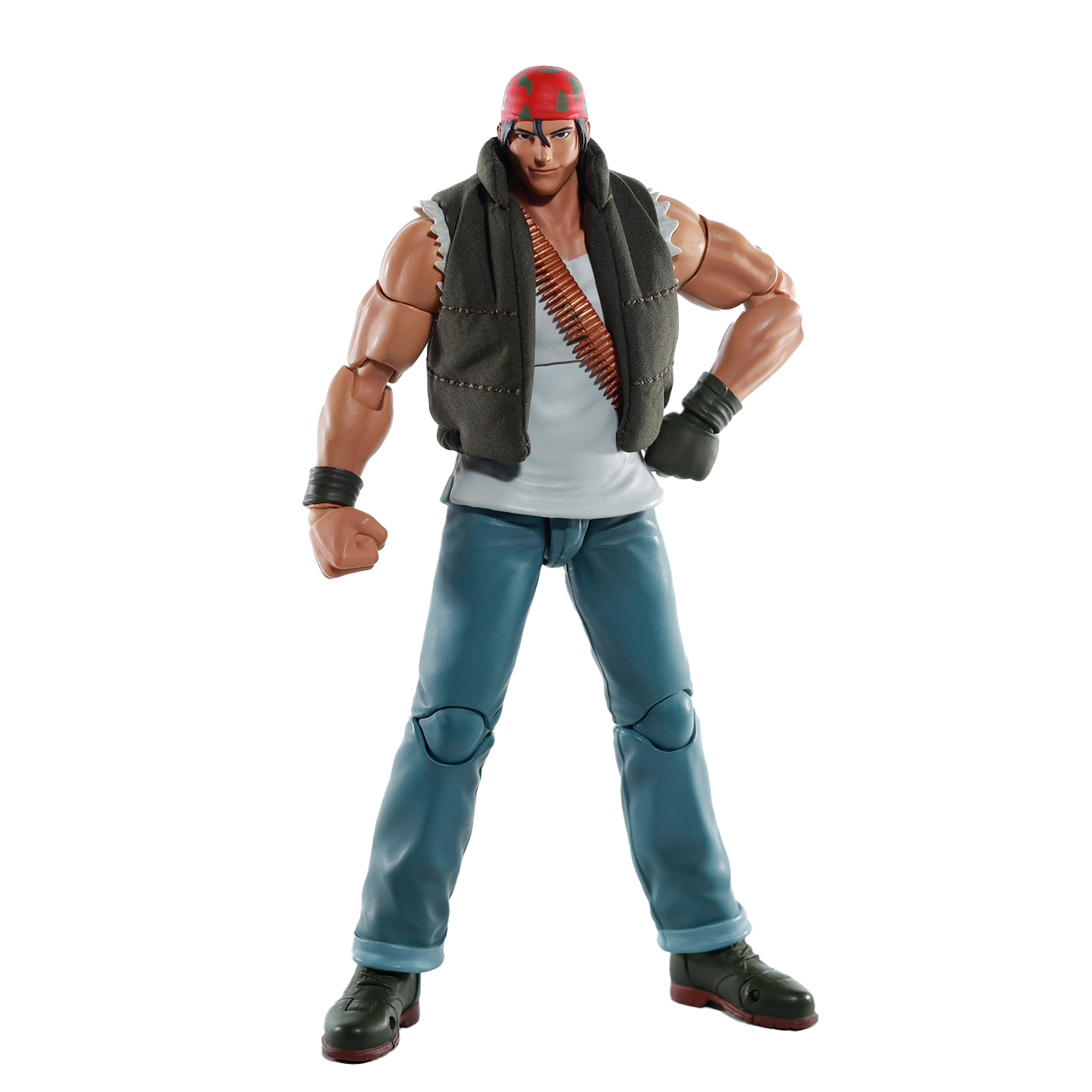 Replacement Cloth Set for 1/12 Action Figure, Soft Goods Outfit for Ralf Jones KOF '98