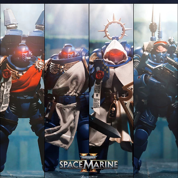 Replacement Cape Set for 1/18 Action Figure, Soft Goods Cloak for Space Marine 4-Pack