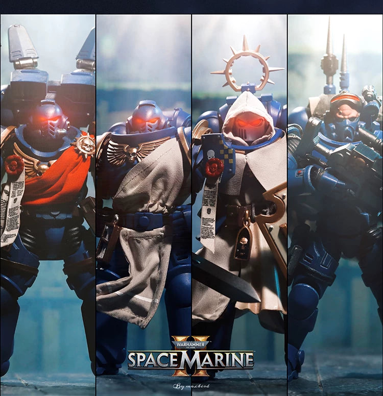 Replacement Cape Set for 1/18 Action Figure, Soft Goods Cloak for Space Marine 4-Pack