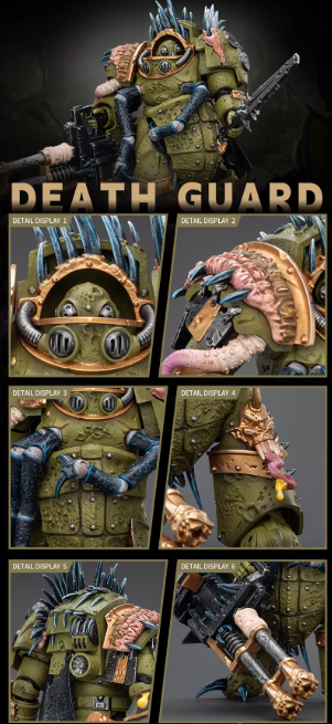 Pre-order Death Guard Blightlord Terminator 1 with Reaper Autocannon and Bubotic Blades