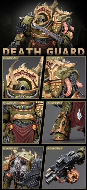 Pre-order Death Guard Blightlord Terminator 3 with Combi-bolter and Bubotic Blade