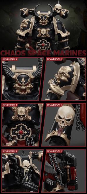 Pre-order Chaos Space Marines Black Legion Chosen with Combi-melta and chainsword