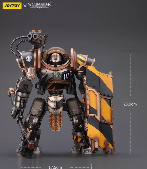 Pre-order Iron Warriors Iron Circle Domitar-Ferrum Class Battle-automata  with Karceri Battle Shield and Graviton Crusher