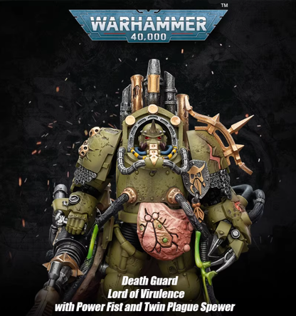 Pre-order Death Guard Lord of Virulence with Power Fist and Twin Plague Spewer
