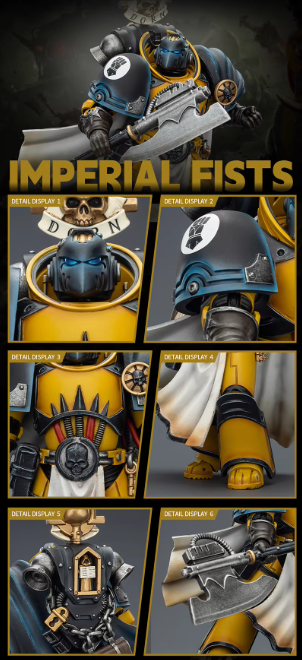 Pre-order Imperial Fists Librarian Consul with Force Axe and Bolt Pistol