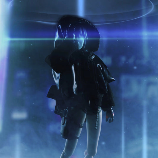 Replacement Cloth Set for 1/12 Action Figure, Soft Goods Outfit for Black Rock Shooter 6 Inch