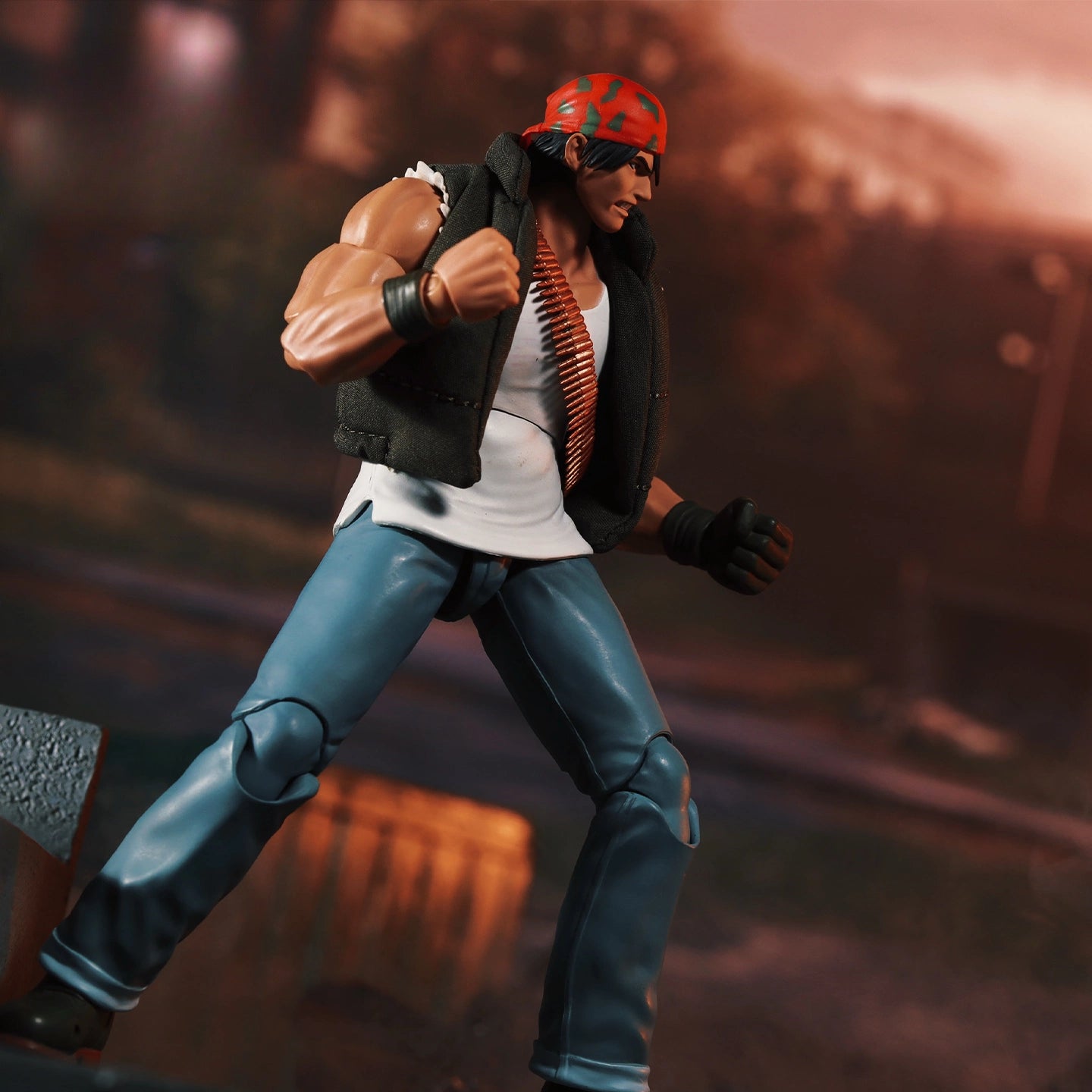 Replacement Cloth Set for 1/12 Action Figure, Soft Goods Outfit for Ralf Jones KOF '98