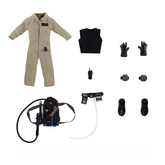 Replacement Cloth Set for 1/12 Action Figure, Ghostbusters Style Costume for Skeleton