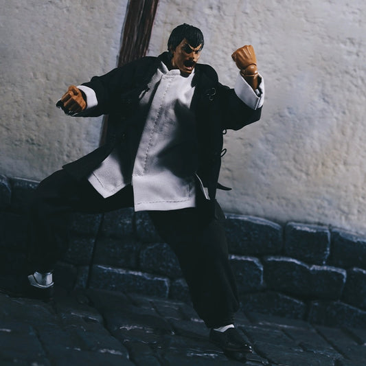 Replacement Cloth Set for 1/12 Action Figure, Soft Goods Outfit for Fei Long Street Fighter II