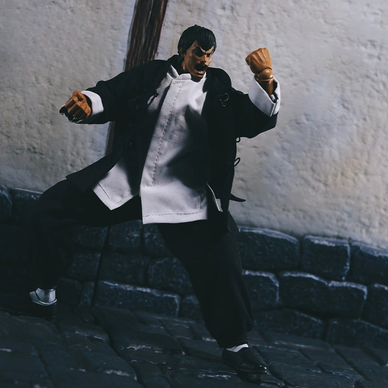 Replacement Cloth Set for 1/12 Action Figure, Soft Goods Outfit for Fei Long Street Fighter II