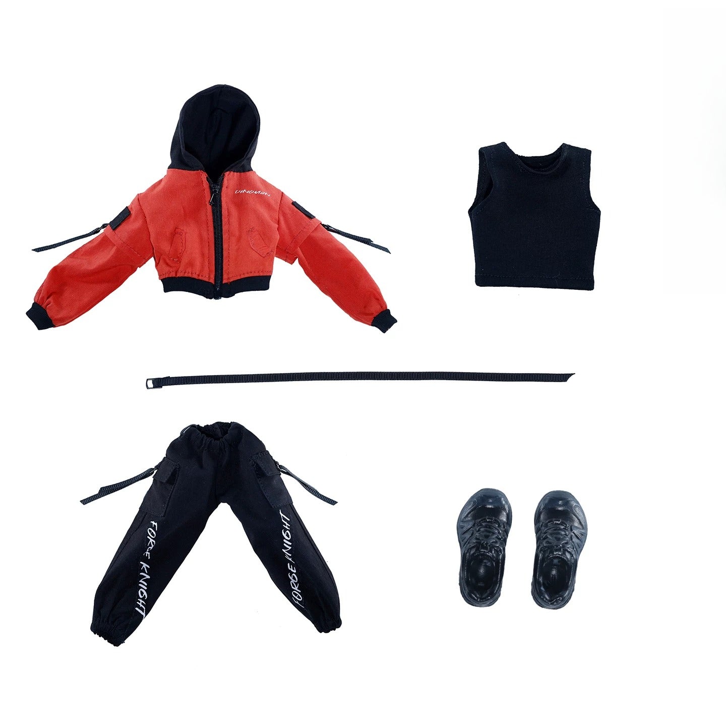 Replacement Outfit for 1/12 Action Figure, Soft Goods Clothes for Ceratopsian Dinosaur Figure