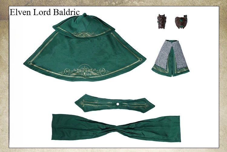 Replacement Cape for 6-7 Inch Action Figure, Soft Goods Cloak for Elven Guard