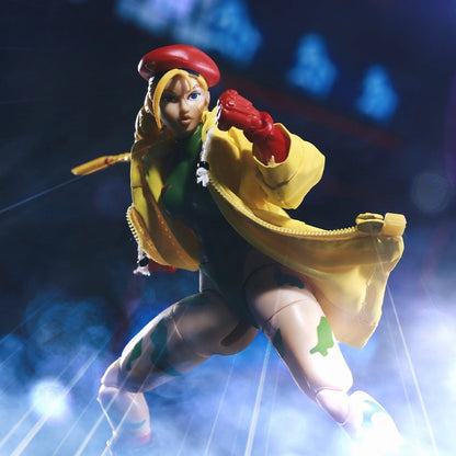 Replacement Yellow Jacket for 1/12 Action Figure, Soft Goods Coat for Cammy Street Fighter 6