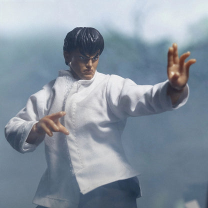 Replacement Cloth Set for 1/12 Action Figure, Soft Goods Outfit for Fei Long Street Fighter II
