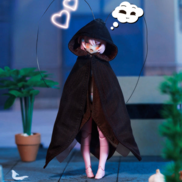 Replacement Cape for 1/12 Action Figure, Soft Goods Cloak for Mecha Girl 6 Inch Figure