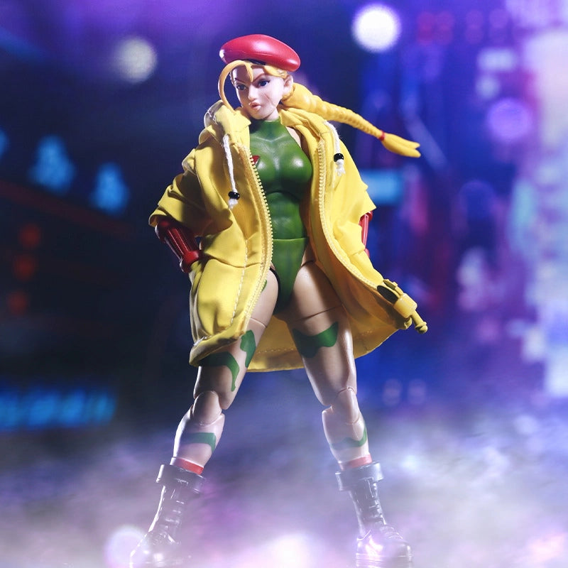 Replacement Yellow Jacket for 1/12 Action Figure, Soft Goods Coat for Cammy Street Fighter 6
