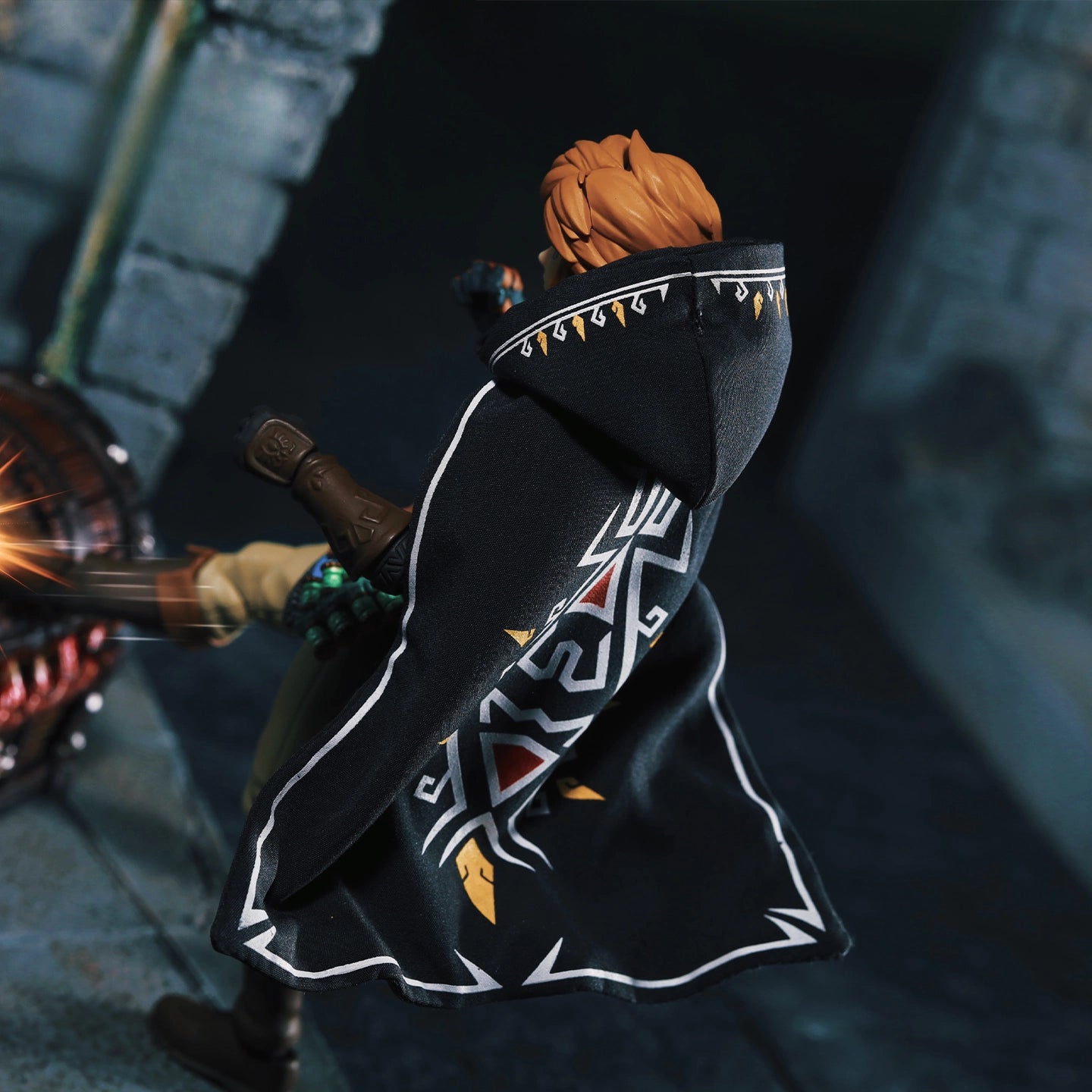 Replacement Cape for 1/12 Action Figure, Soft Goods Cloak for Link Tears of the Kingdom