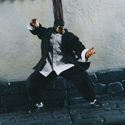 Replacement Cloth Set for 1/12 Action Figure, Soft Goods Outfit for Fei Long Street Fighter II