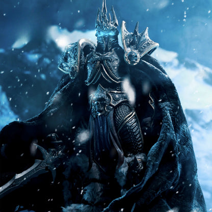 McFarlane Lich King Arthas Custom Cape – Premium Soft Goods Replacement Cloak for Elite Edition 7" Action Figure