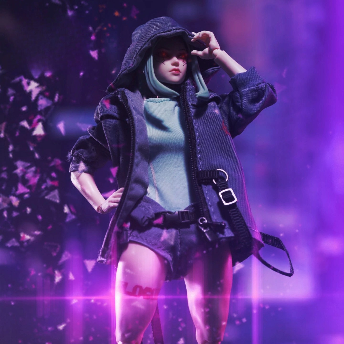 Replacement Soft Goods Set for 1/12 Action Figure, Custom Cloth Outfit for Gun Girl 6.5 Inch Figure
