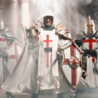 Replacement Cape for 1/12 Action Figure, Soft Goods Cloak for Crusader Priest