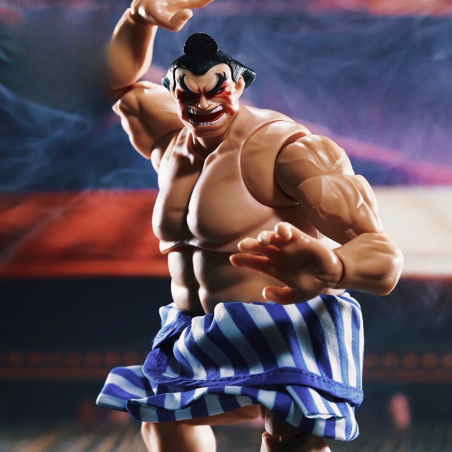 Replacement Cloth Mawashi for 1/12 Action Figure, Soft Goods Belt for E. Honda Street Fighter II
