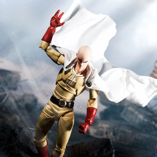 Replacement Cape for 1/12 Action Figure, Soft Goods Cloak for Saitama One-Punch Man