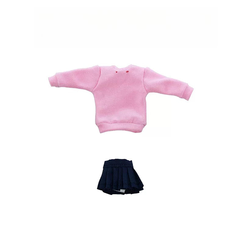 Replacement School Uniform Set for 1/12 Action Figure, Soft Goods Outfit for Momo Ayase Dandadan