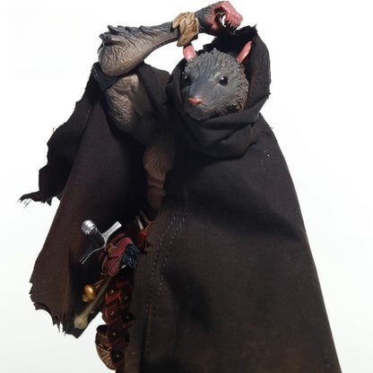 Replacement Cape for 1/12 Action Figure, Soft Goods Cloak for Rat King Rogue