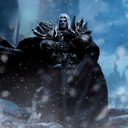 McFarlane Lich King Arthas Custom Cape – Premium Soft Goods Replacement Cloak for Elite Edition 7" Action Figure