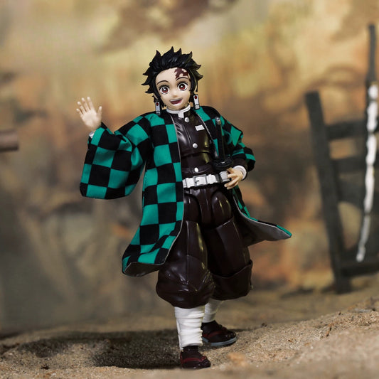 Replacement Haori for 1/12 Action Figure, Soft Goods Cloak for Tanjiro Kamado Demon Slayer