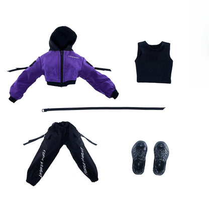 Replacement Outfit for 1/12 Action Figure, Soft Goods Clothes for Ceratopsian Dinosaur Figure