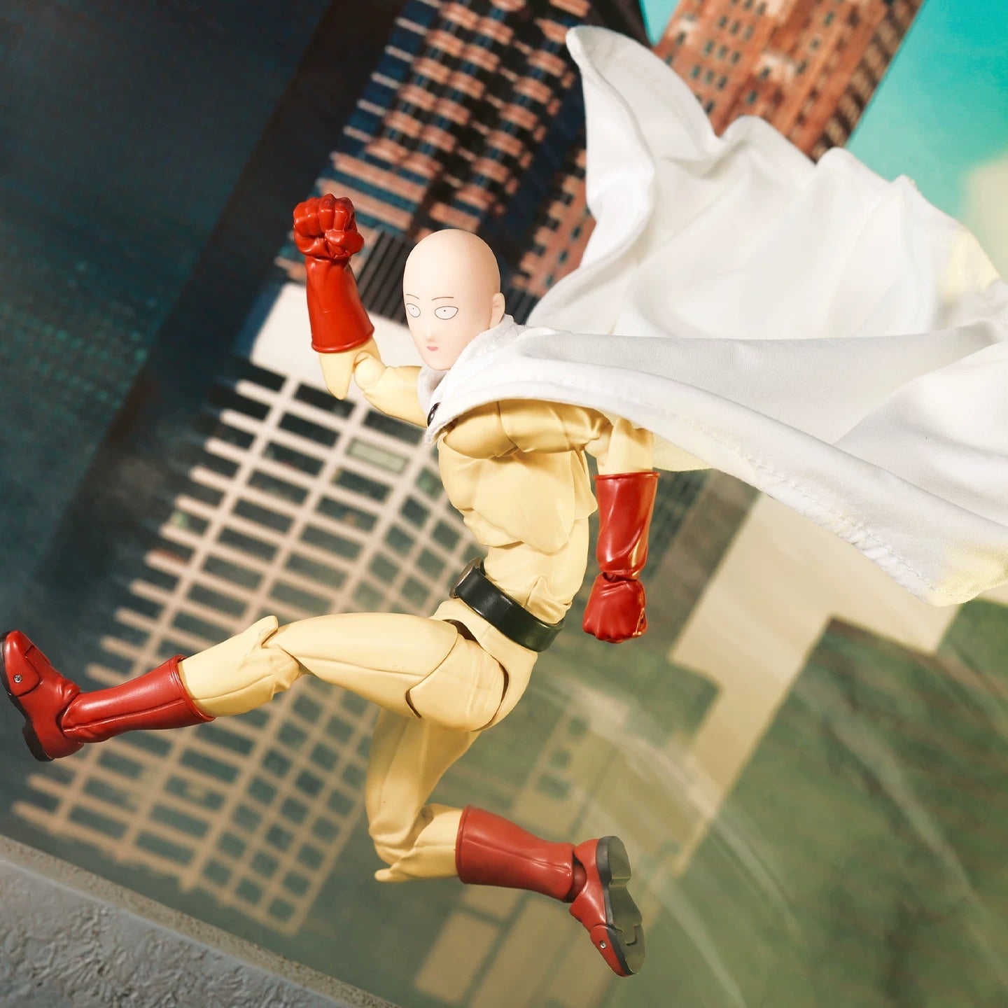 Replacement Cape for 1/12 Action Figure, Soft Goods Cloak for Saitama One-Punch Man