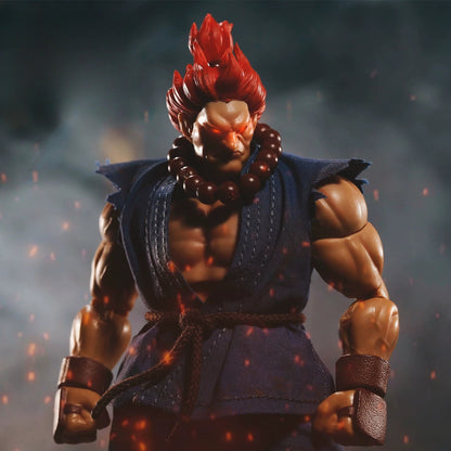 Replacement Cloth Set for 1/12 Action Figure, Soft Goods Gi Outfit for Akuma Street Fighter II
