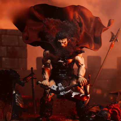 Replacement Cape for 1/12 Action Figure, Faux Fur Cloak for Zodd Berserk