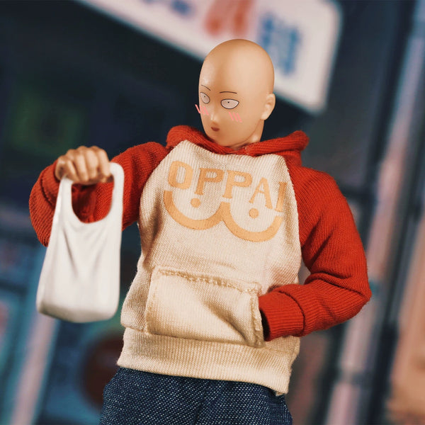 Replacement Casual Outfit for 1/12 Action Figure, Soft Goods Clothes for Saitama One-Punch Man