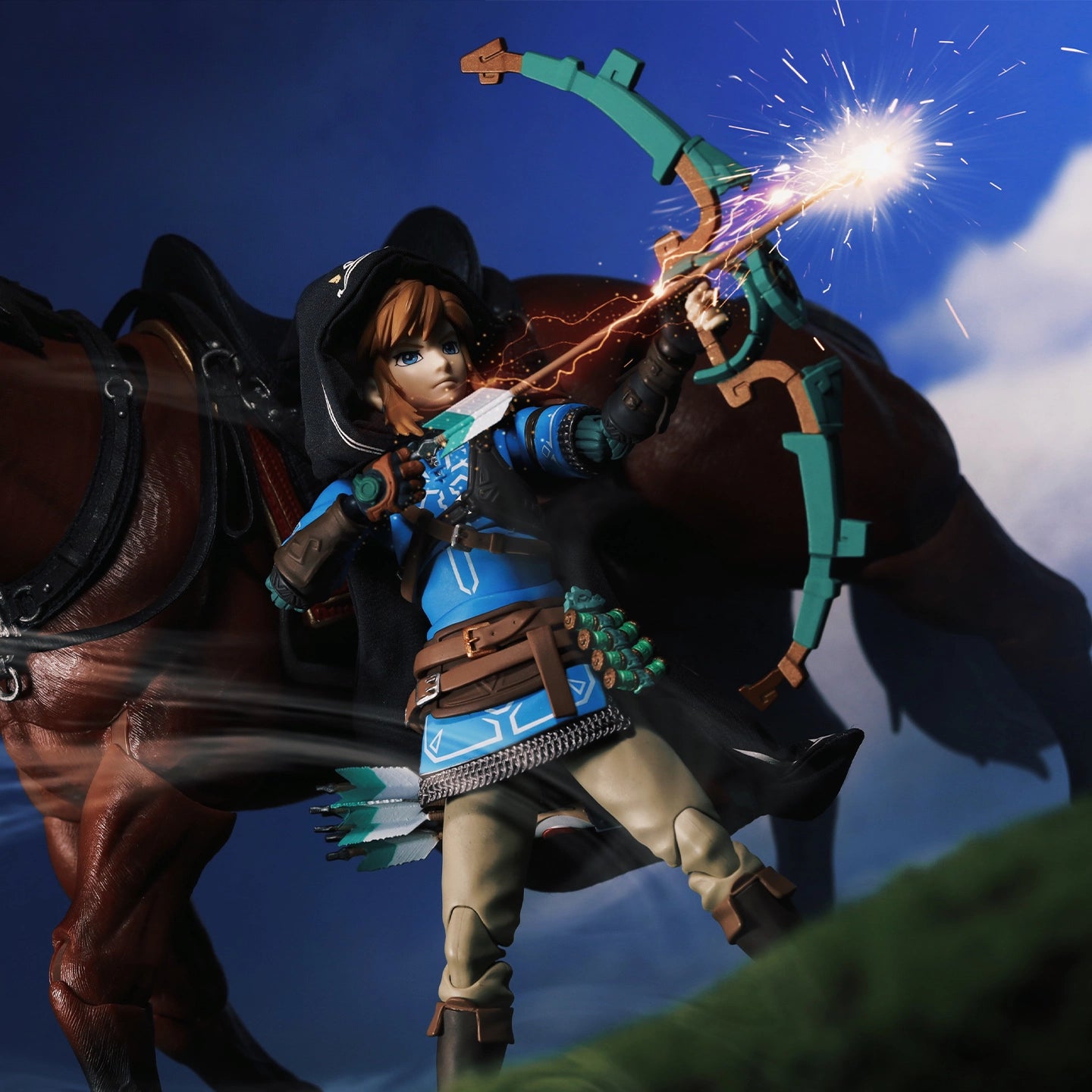 Replacement Cape for 1/12 Action Figure, Soft Goods Cloak for Link Tears of the Kingdom