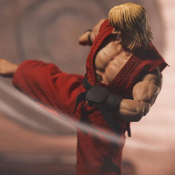 Replacement Cloth Set for 1/12 Action Figure, Soft Goods Gi Outfit for Ryu Ken Street Fighter II