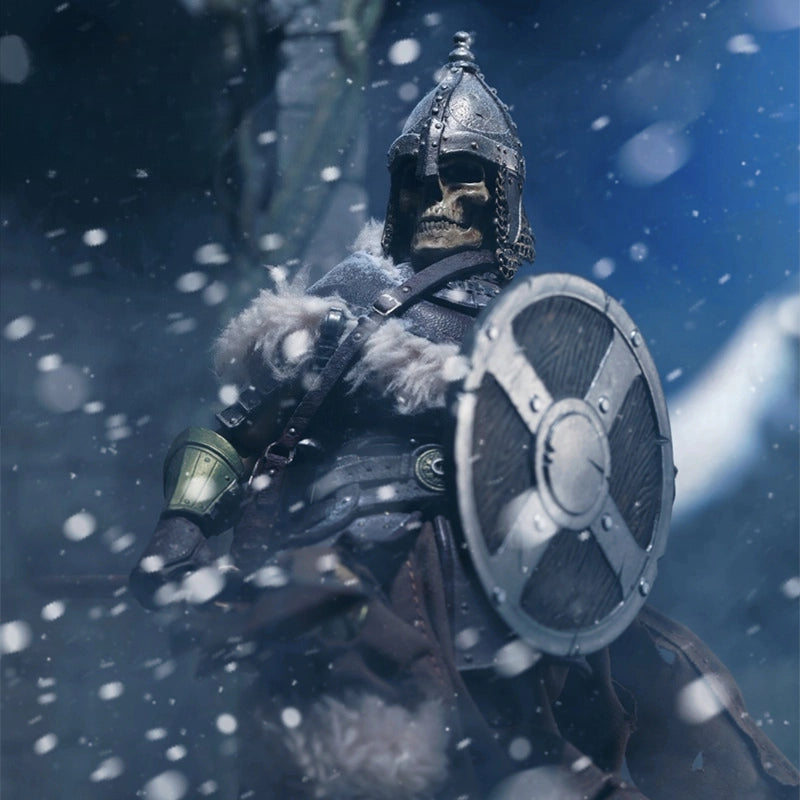 Replacement Cape Set for 1/12 Action Figure, Snow Damaged Cloak for Skeleton