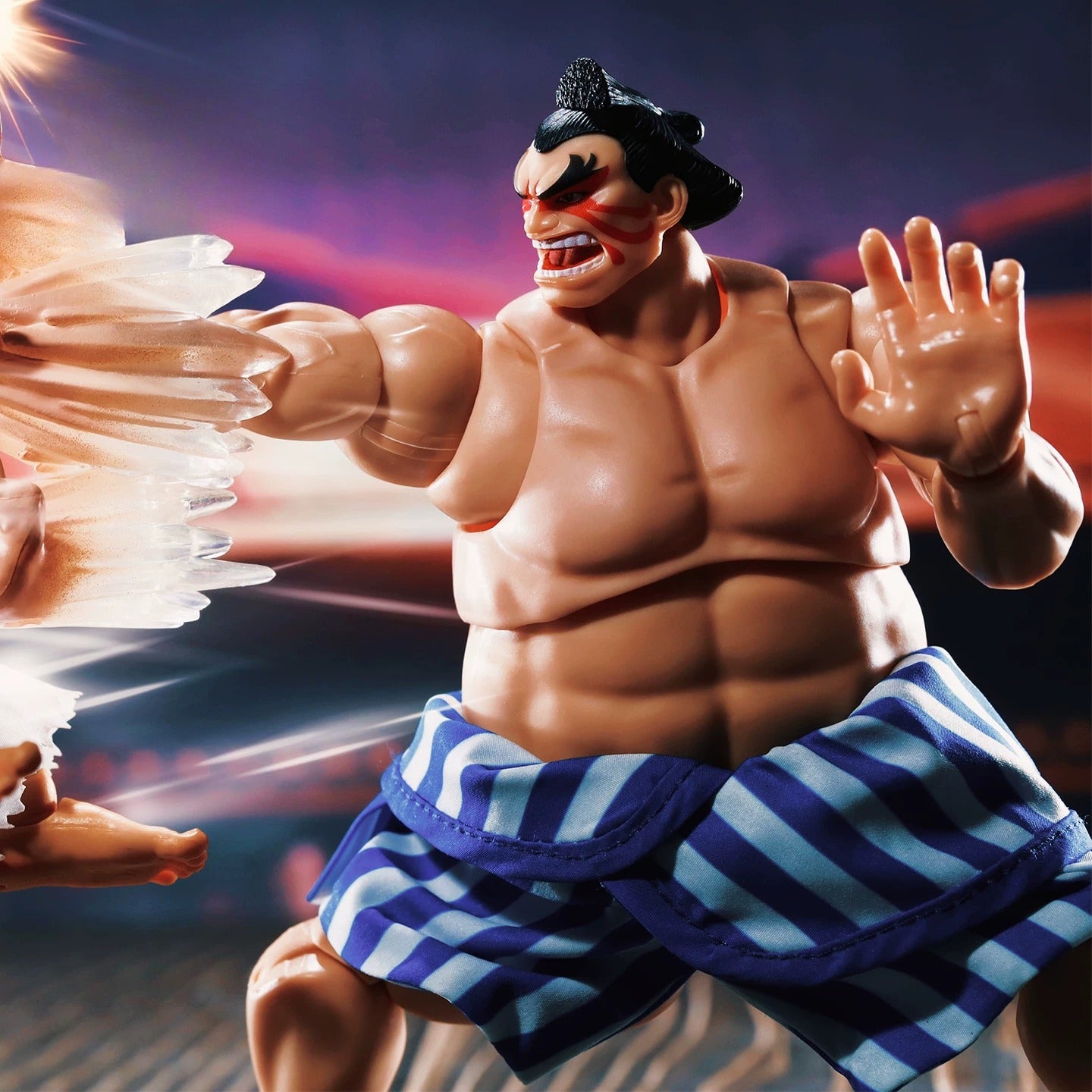 Replacement Cloth Mawashi for 1/12 Action Figure, Soft Goods Belt for E. Honda Street Fighter II