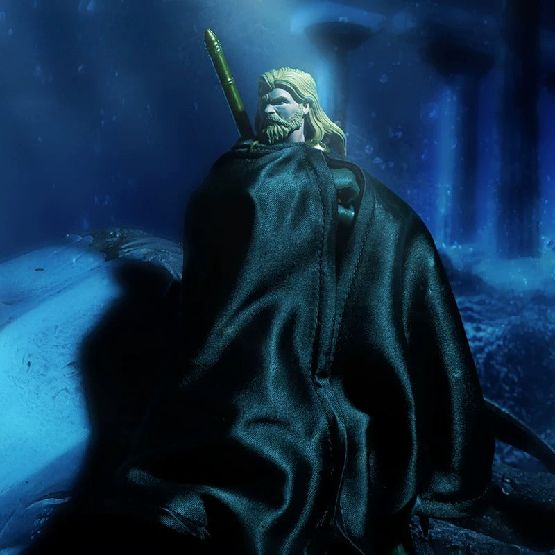 Replacement Cape for 7 Inch Action Figure, Soft Goods Custom Cloak for Aquaman Endless Winter DC Figure
