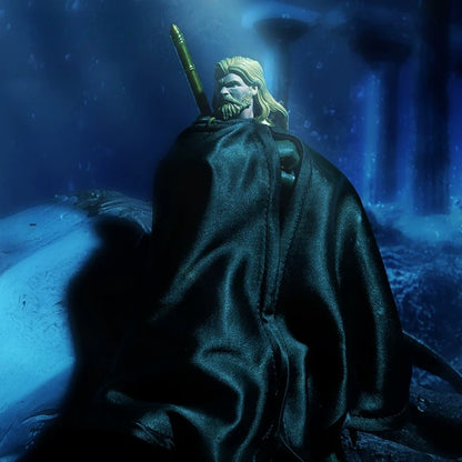 Replacement Cape for 7 Inch Action Figure, Soft Goods Custom Cloak for Aquaman Endless Winter DC Figure