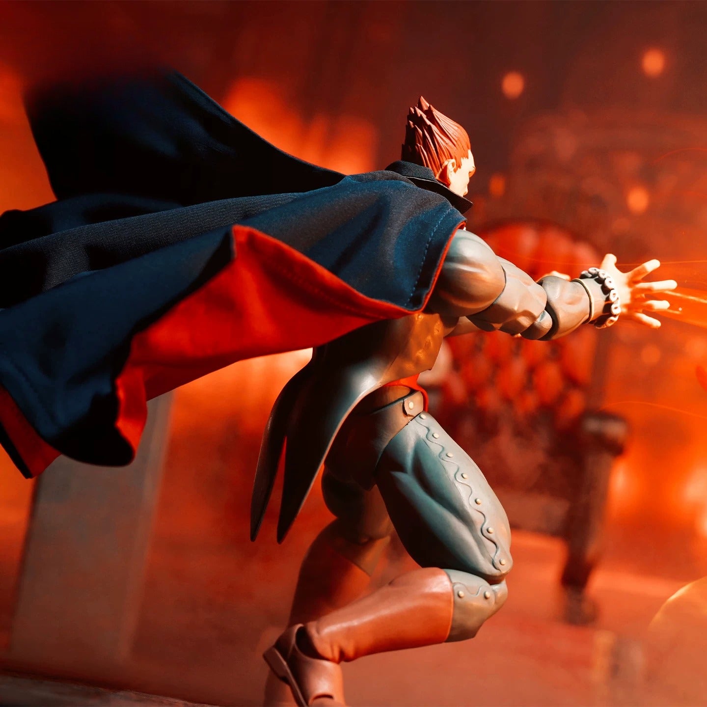 Replacement Cape for 1/12 Action Figure, Soft Goods Cloak for Demitri Maximoff Darkstalkers