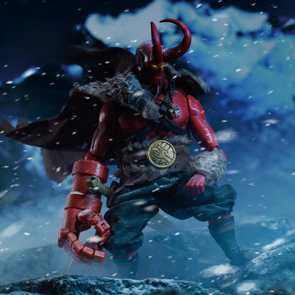 1000toys Hellboy 1/12 Scale Action Figure 30th Anniversary with Soft Goods Coat