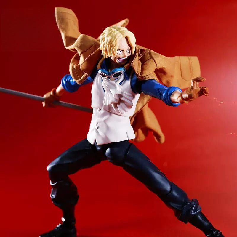 Replacement Coat for 1/12 Action Figure, Soft Goods Cloak for Sabo One Piece