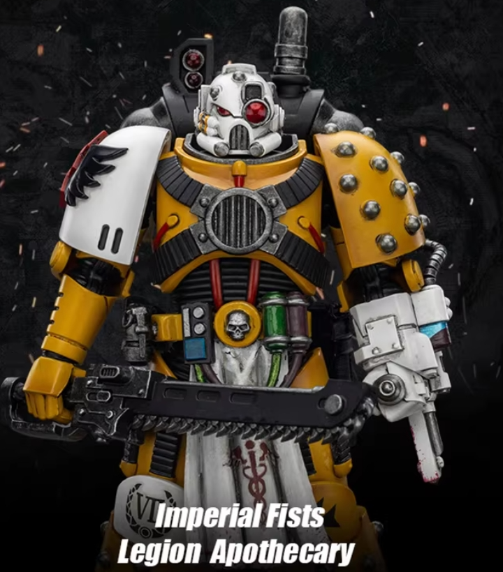 Horus Chaos: Imperial Fist Legion Pharmacist 1:18 Playable Soldier Model