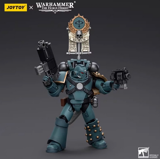 Soldiers of the MKIV tactical team wearing military flags