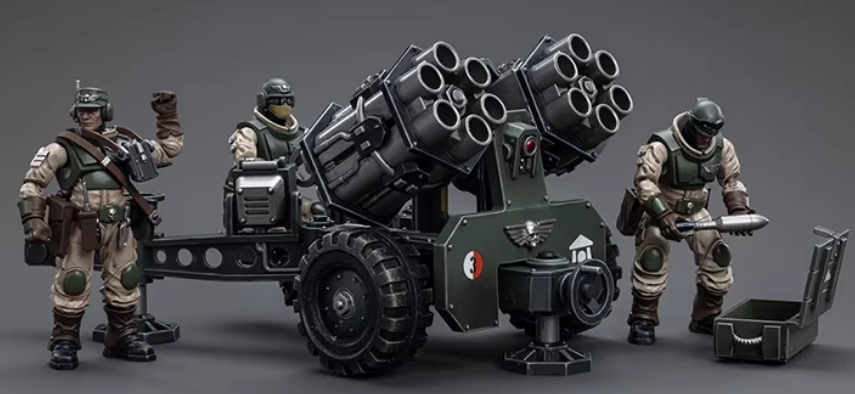 Astra Militarum Ordnance Team with Malleus Rocket Launcher